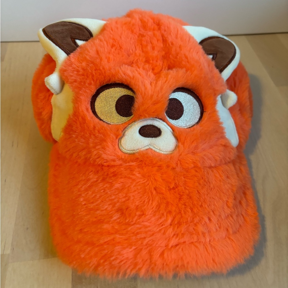 Disney Parks Turning Red Mai Lee Red Panda Fuzzy Furry Baseball Hat